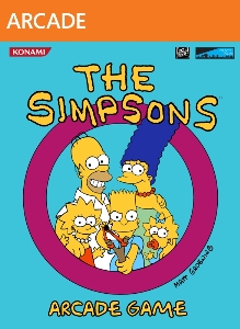 Portada de The Simpsons Arcade Game