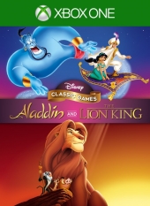 Portada de Juegos clásicos de Disney: Aladdin y El rey león