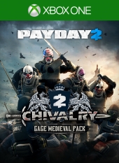 Portada de DLC ¡Gage Chivalry Pack de PAYDAY 2: CRIMEWAVE EDITION!