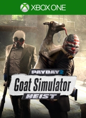 Portada de DLC ¡Golpes Goat Simulator de PAYDAY 2: CRIMEWAVE EDITION!
